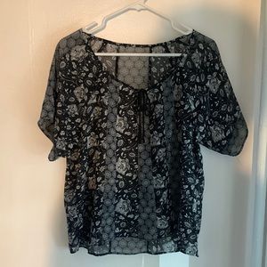 AEO Women’s Floral Blouse
